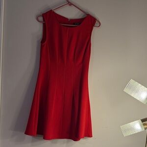 Elegant Red Mini Dress
